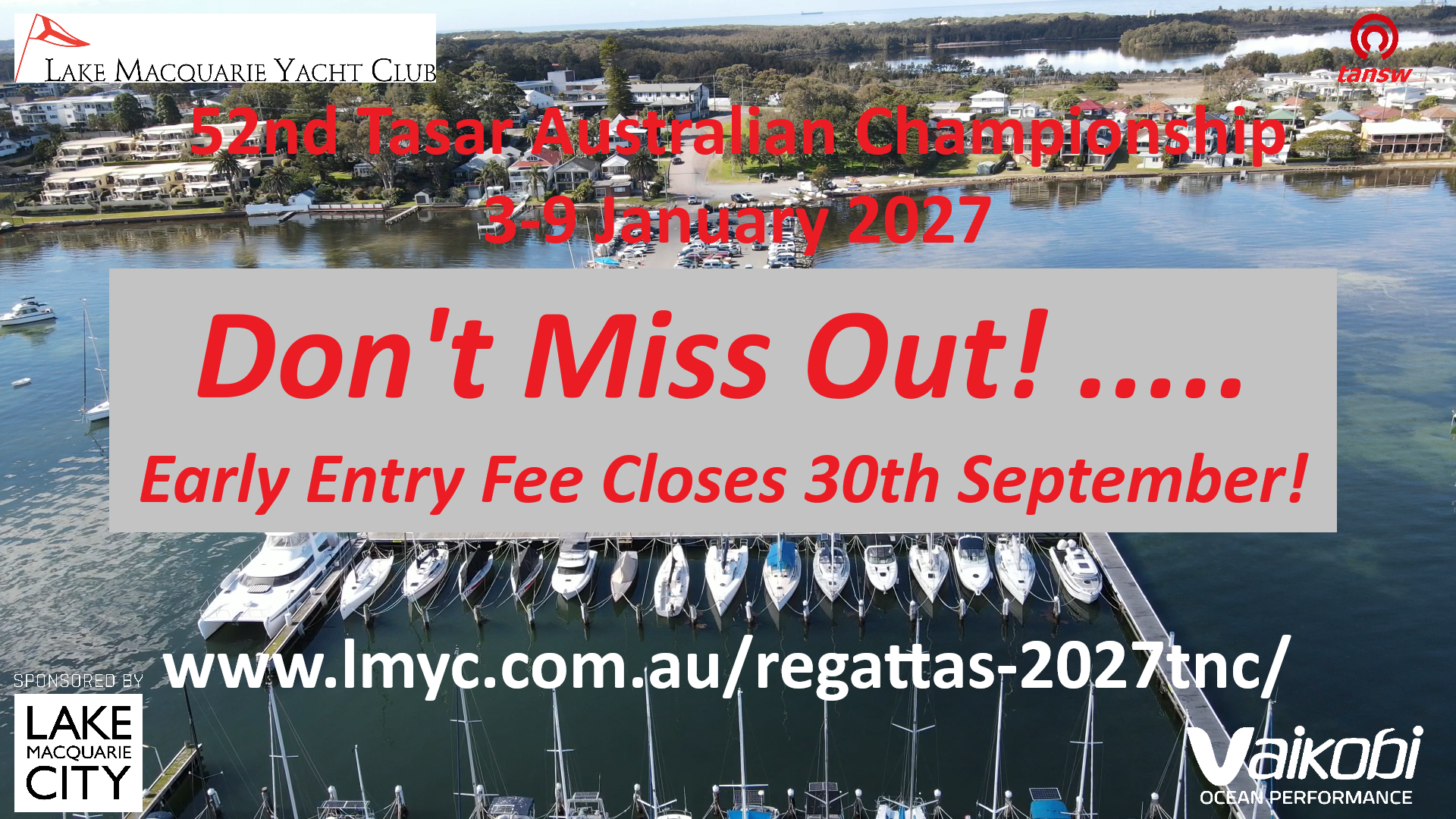 2027 Australian Championships date and location announced!